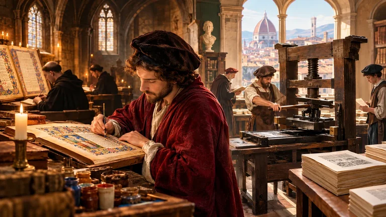 Illustration : Du Moyen Âge à la Renaissance littéraire